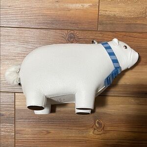 Kate Spade White and Blue Bear Mini Bag